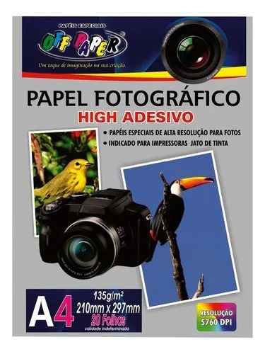 PAPEL FOTOGRAFICO ADESIVO OFF PAPER